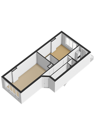 Floorplan - Gordelweg 202C, 3038 GK Rotterdam